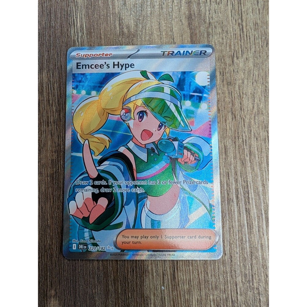 Emcee's Hype 220/182 SV10: Destined Rivals - Pokemon Card - NM